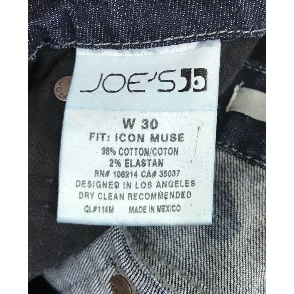 JOE'S JEANS Icon Muse Bootcut Jeans Dark Perry Wash Sz‎ 30 (32x30)